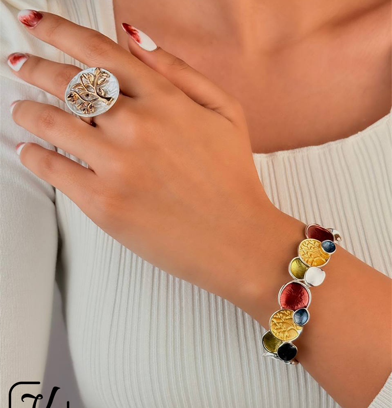 دستبند مینا کاری