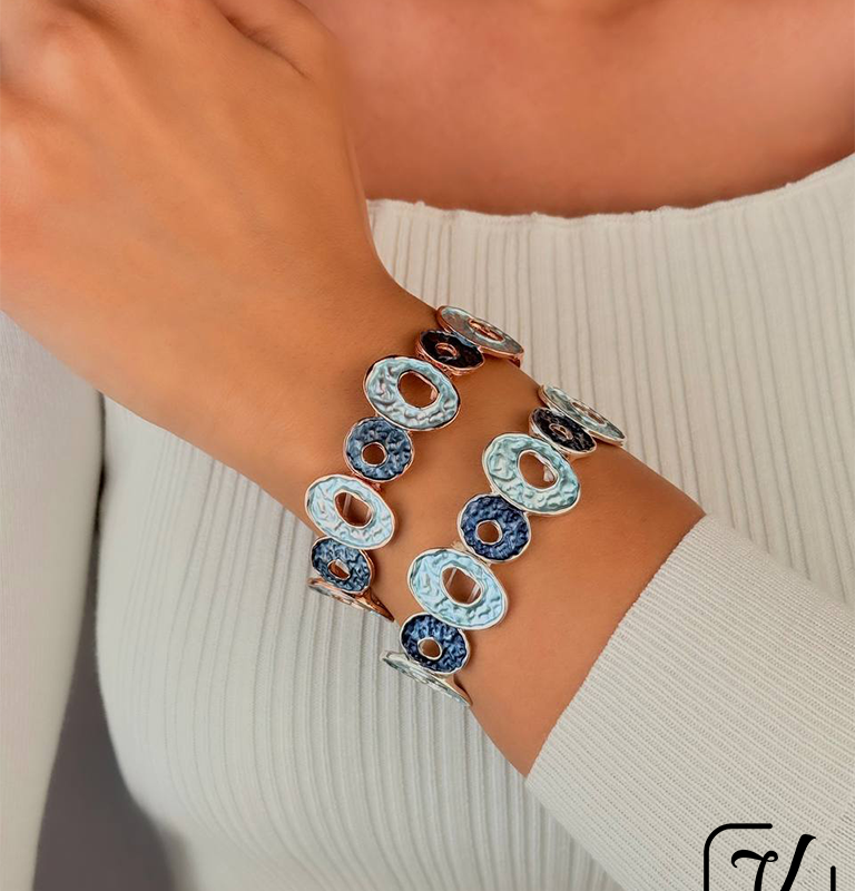 دستبند طرح بیضی