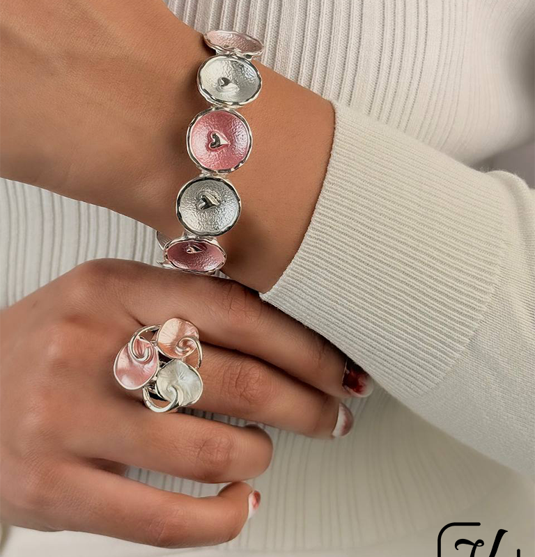 دستبند دفرمه -طرح قلب