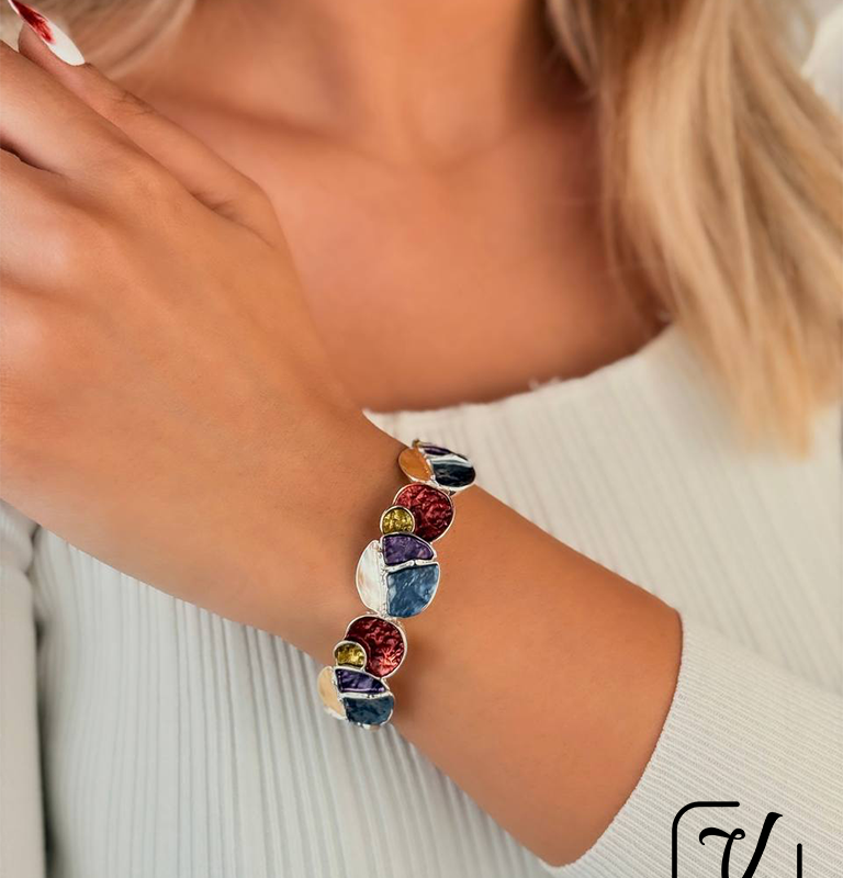 دستبند طرح گرد