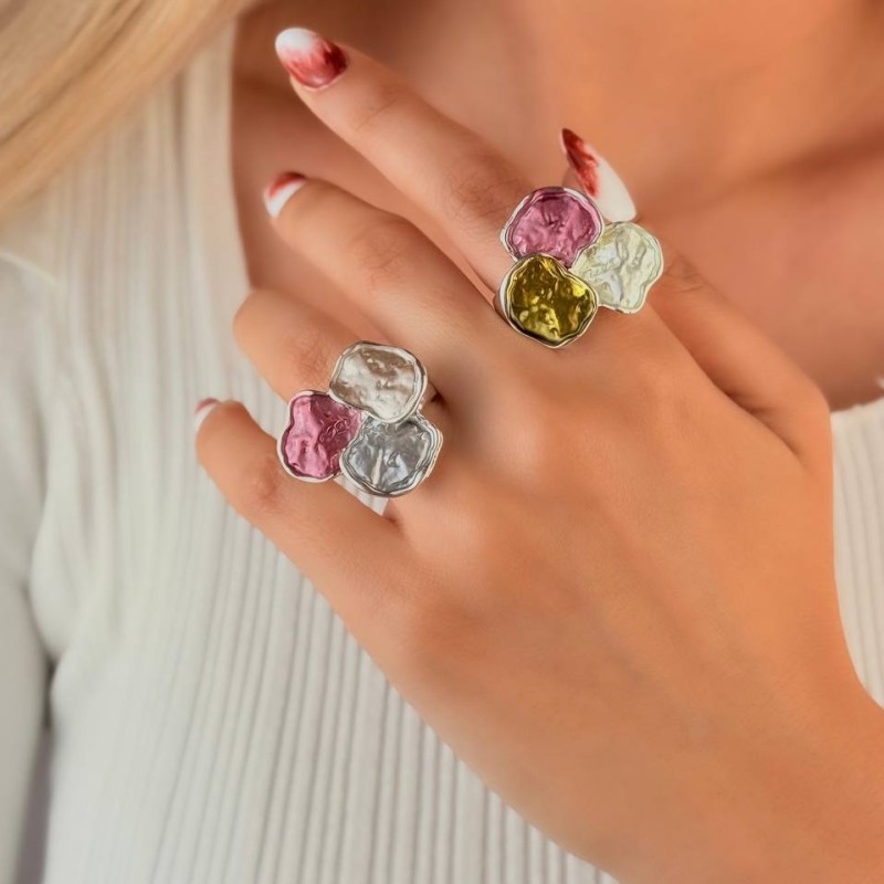 انگشتر دفرمه - گرد