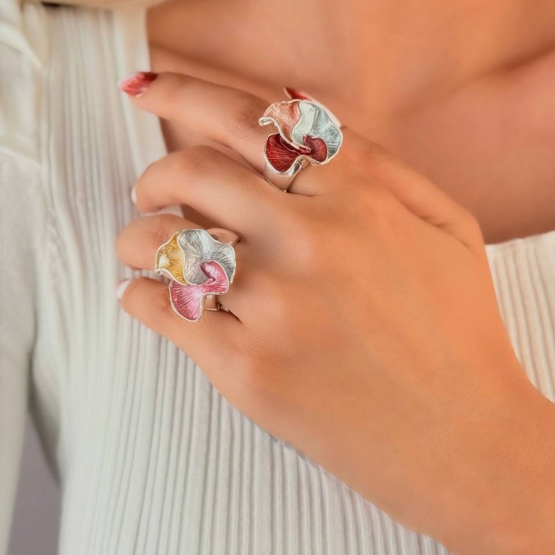 انگشتر دفرمه - گل