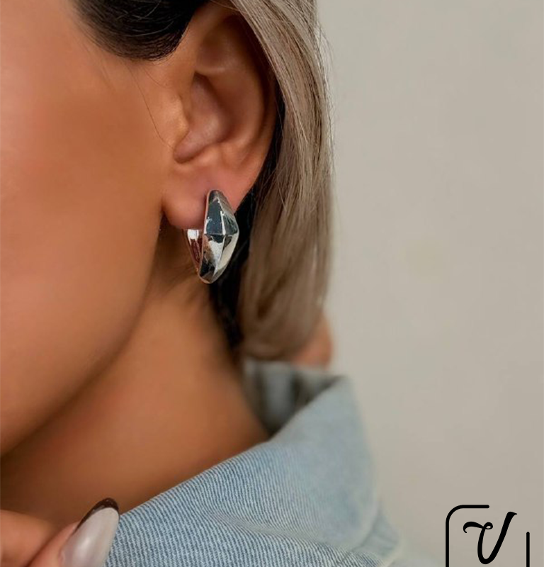 گوشواره طرح لوزی