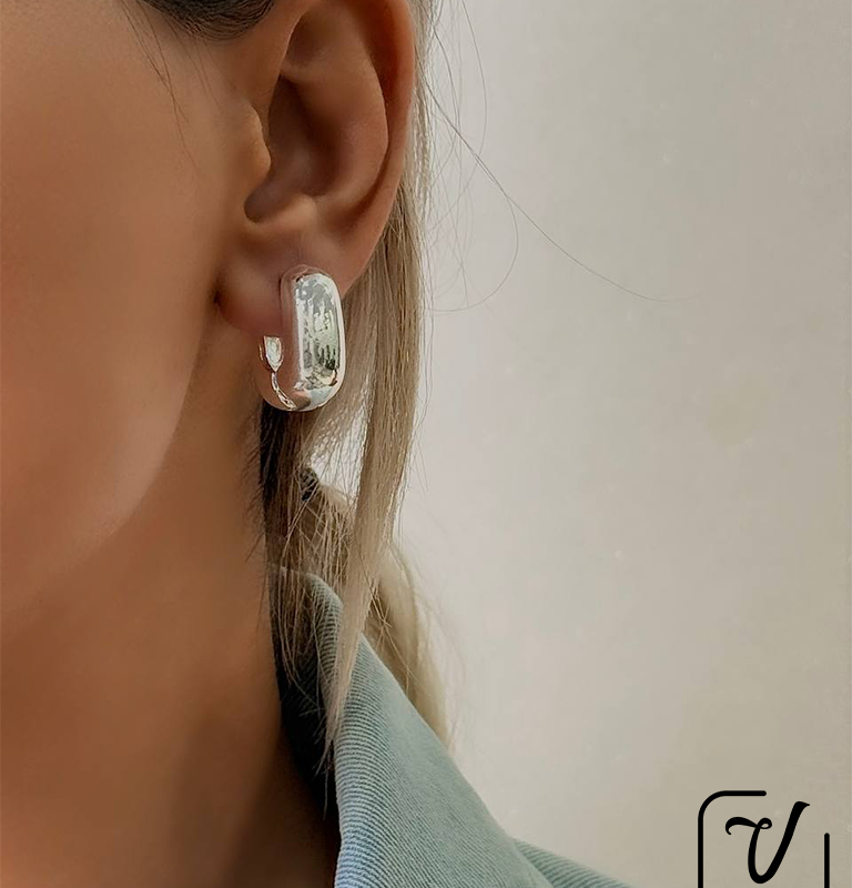 گوشواره طرح مربع