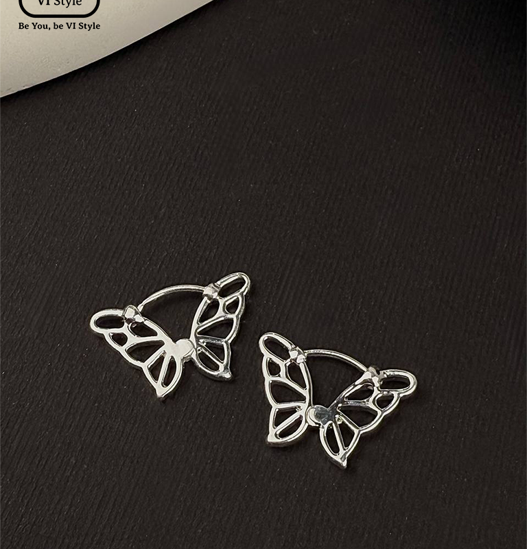 گوشواره طرح پروانه