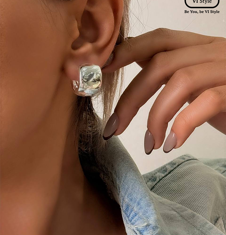 گوشواره طرح حلقه ای مدرن