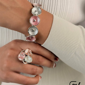 دستبند دفرمه -طرح قلب