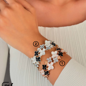 دستبند طرح گل بابونه