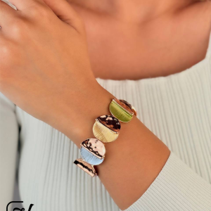 دستبند طرح گرد