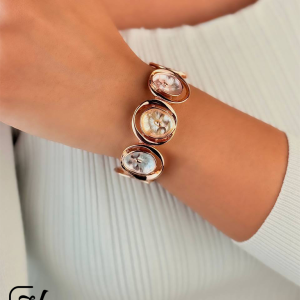 دستبند طرح گرد