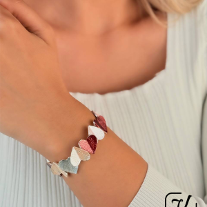 دستبند دفرمه - طرح قلب