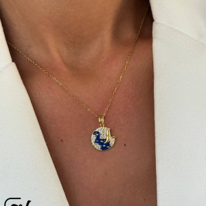 گردنبند مینا کاری