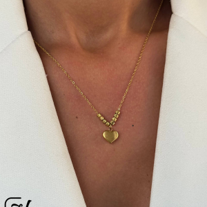 گردنبند طرح قلب