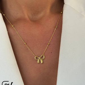 گردنبند طرح پاپیون