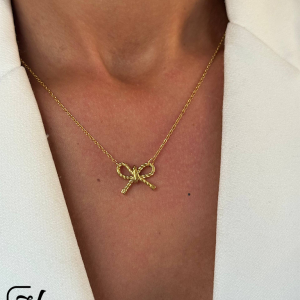 گردنبند طرح پاپیون