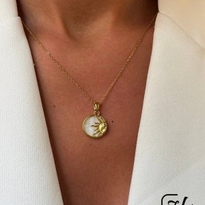 گردنبند  طرح خورشید