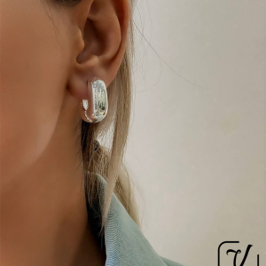 گوشواره طرح مربع