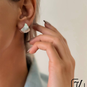 گوشواره طرح صدف