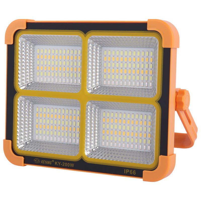 پروژکتور سولار و شارژی کیانگ مدل KY-200W – 200 وات