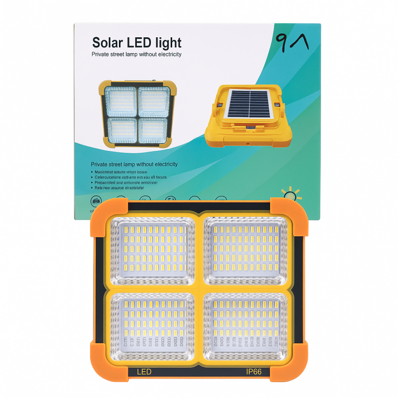 پرژکتور شارژی سولاری 100 وات solar LED light  NB