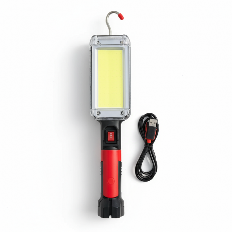 چراغ کار و اضطراری شارژی مگنتی ۲۰ وات COB مدل ZJ-8859 پرنور ضدآب