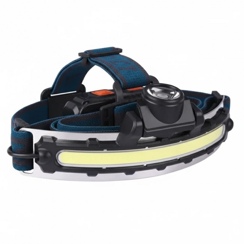 چراغ پیشانی شارژی سنسوردار ۱۵ وات Deepking DK‑379 ضدآب  مناسب کوهنوردی، کمپینگ و کار صنعتی