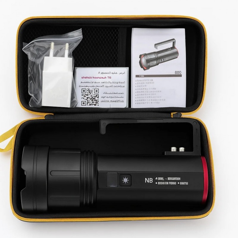 چراغ‌دستی شکاری حرفه‌ای ضدآب RL‑H603 اسکای لیزر کنون – نور فوق‌قوی زوم‌دار