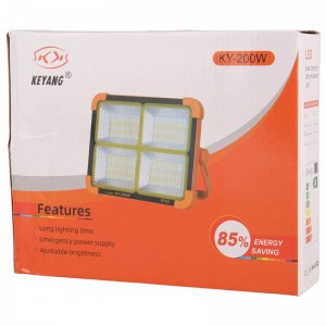 پروژکتور سولار و شارژی کیانگ مدل KY-200W – 200 وات