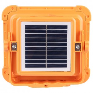 پرژکتور شارژی سولاری 100 وات مدل ky-100w پاوربانک دار