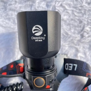 چراغ پیشانی شارژی Deepking DK-608 | LED پرقدرت زوم‌دار