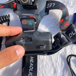 چراغ پیشانی شارژی Deepking DK-608 | LED پرقدرت زوم‌دار