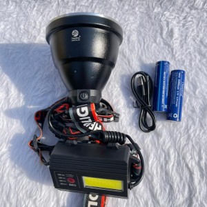 چراغ پیشانی شارژی دیپ‌کینگ مدل DK-373 | LED پرقدرت ۵۰ وات، زوم‌دار، ضدآب، باتری 18650