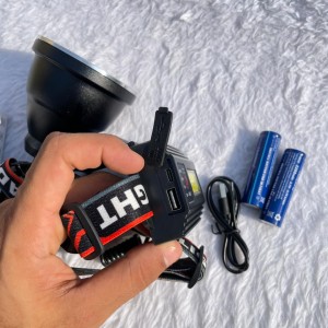 چراغ پیشانی شارژی دیپ‌کینگ مدل DK-373 | LED
