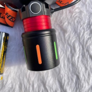 چراغ پیشانی شارژی حرفه‌ای ۵۰ وات LED زوم‌دار ضدآب – مناسب کوهنوردی، کمپینگ