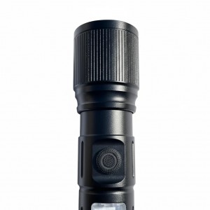 چراغ قوه چندکاره شارژی حرفه‌ای RuiLiang RL‑S9923 ضدآب، نور LED و جانبی COB، مناسب کمپینگ و نجات، شارژ Type‑C