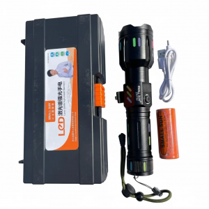 چراغ قوه قدرتمند SMALL SUN ZY‑T701 NB ضدآب – LED برد بلند با شارژ USB سریع، مناسب نگهبانی و سفر