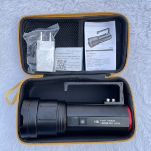 چراغ‌قوه پلیسی حرفه‌ای ضدآب RL‑H603 اسکای لیزر کنون – نور فوق‌قوی زوم‌دار