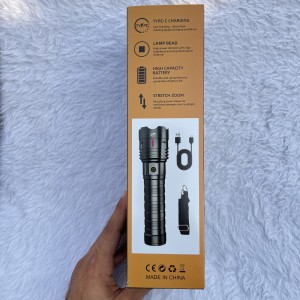 چراغ قوه دستی شکاری ضدآب زوم‌دار مدل LH-7109 اصل