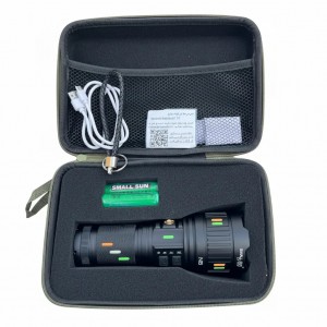 چراغ‌دستی پلیسی SMALL SUN ZY‑T707 با نور قوی و زوم قابل تنظیم، مناسب شکار و کمپینگ