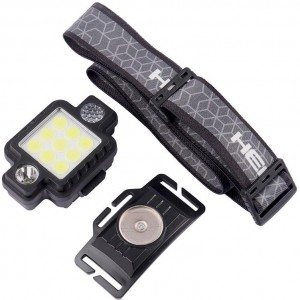 چراغ پیشانی چندکاره شارژی KL‑533 ضدآب با نور LED قوی و زوم‌دار مناسب کوهنوردی 