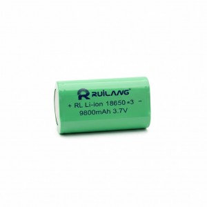 باتری لیتیومی شارژی RuiLang مدل 18650×3 ظرفیت 9800 میلی‌آمپر