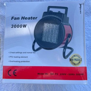 بخاری برقی فن‌دار صنعتی مدل BH‑P3 توان ۳۰۰۰ وات