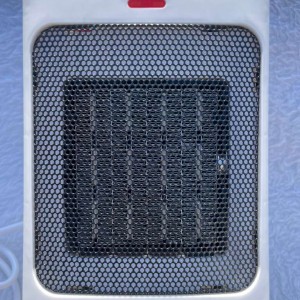 بخاری برقی فن‌دار مدل PTC‑906 توان 1500 وات – هیتر سرامیکی هوشمند کم‌مصرف