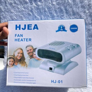 بخاری برقی فن‌دار HJEA مدل HJ‑01 توان ۲۰۰۰ وات هیتر دوهالته