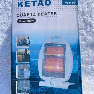  بخاری برقی کوارتز KETAO مدل NSB‑80 توان ۸۰۰ وات گرمایش سریع و ایمن