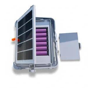 روژکتور خورشیدی 300 وات مدل کتابی NB | نور قوی و شارژ خورشیدی