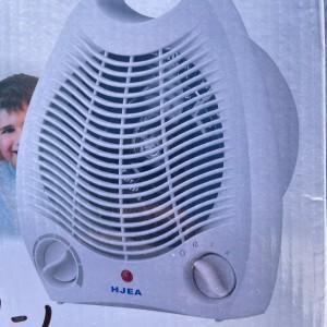 بخاری برقی فن‌دار HJEA مدل HJ-03 کوچک و کم‌مصرف با تنظیم دما