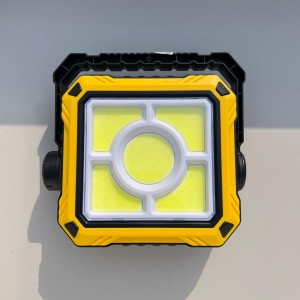 پرژکتور شارژی سولاری MINLIG ML‑777C با نور COB، باتری دوتایی 18650