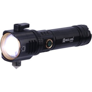 چراغ دستی شارژی RL‑B773 نورافکن قوی زوم‌دار با پاوربانک و باتری 26650