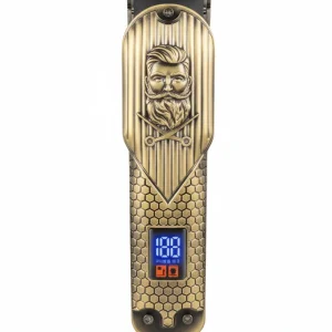 ماشین اصلاح حرفه‌ای مدل LT-809 با تیغه استیل و نمایشگر دیجیتال شارژی